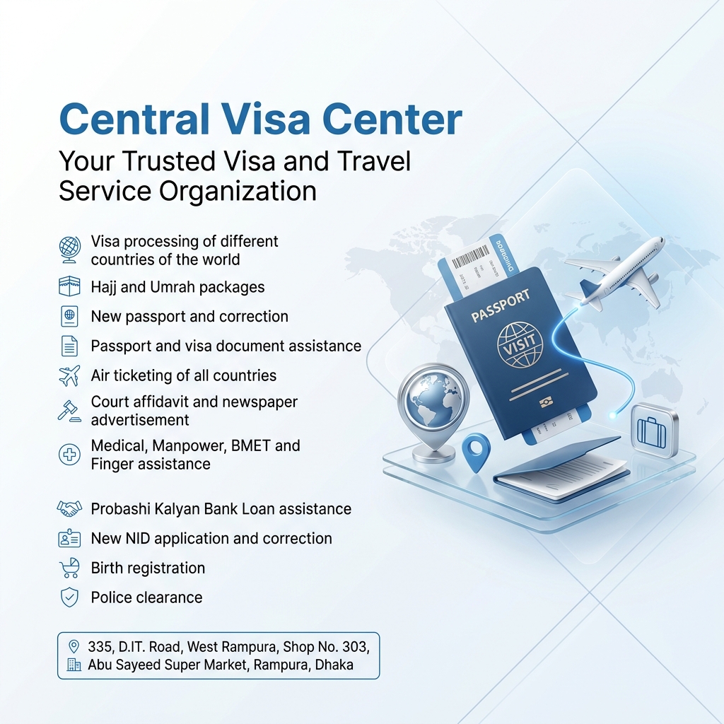 CENTRAL VISA CENTRE Slide 3